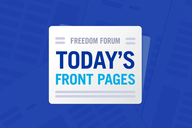 Today's Front Pages - Freedom Forum