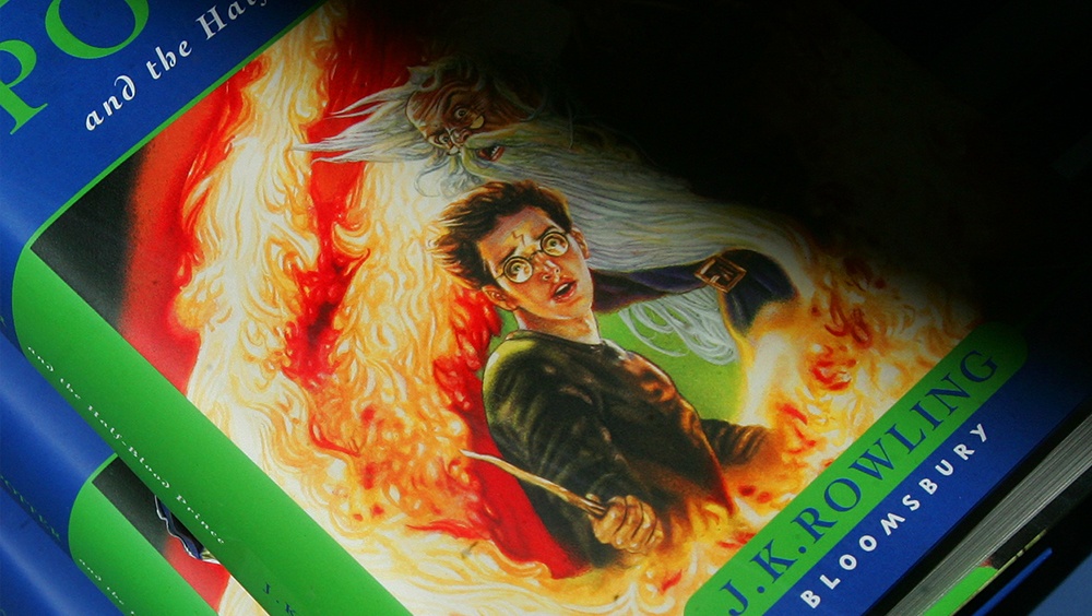 Close up shot of the book Harry Potter and the Half-Blood Prince.