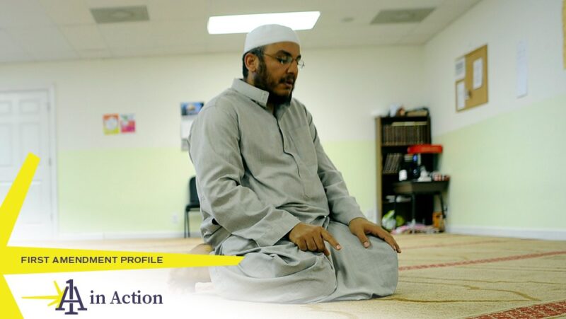 Imam Ossama Bahloul prays at the Islamic Center of Murfreesboro in 2012.